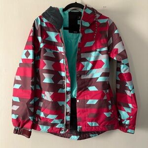 Volcom Teal and Black Jacket
